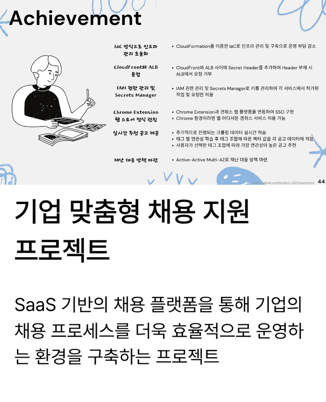 기업 및 공공기관 대상 지원 플랫폼 제공 서비스 "Easycruit"